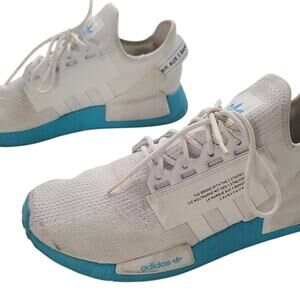 Adidas NMD R1 V2 White Solar Blue FX3901 Size 10.5